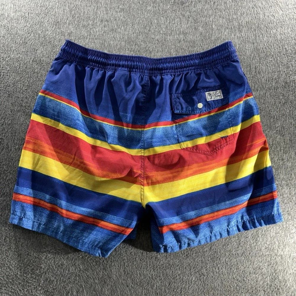 Polo Ralph Lauren Shorts Mens 2XL Lined Swimwear Lightweight Swim Stripes